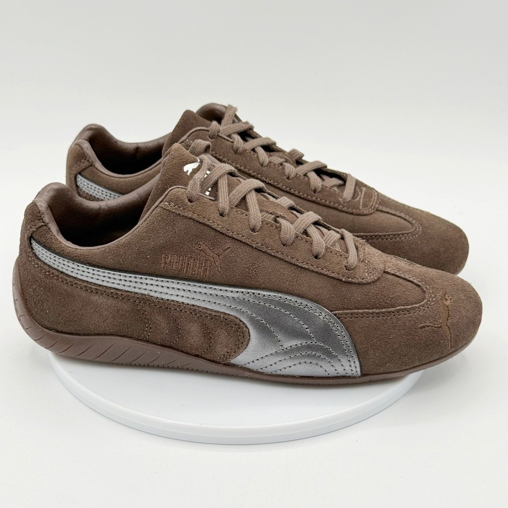 Puma Speed Cat Lux Chocolate Gum Size 6.5 Womens 408718, New